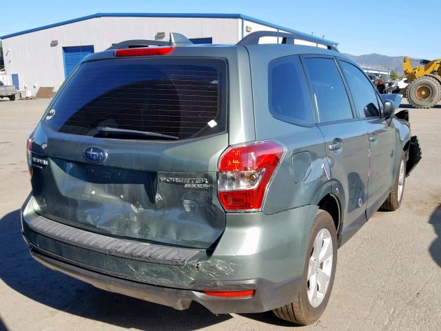 JF2SJABC3GH505515 - 2016 SUBARU FORESTER 2 მწვანე ფოტო 4