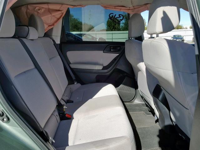 JF2SJABC3GH505515 - 2016 SUBARU FORESTER 2 მწვანე ფოტო 6