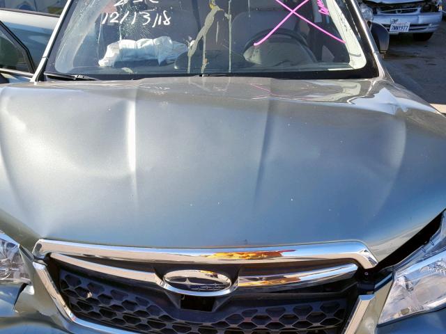 JF2SJABC3GH505515 - 2016 SUBARU FORESTER 2 მწვანე ფოტო 7