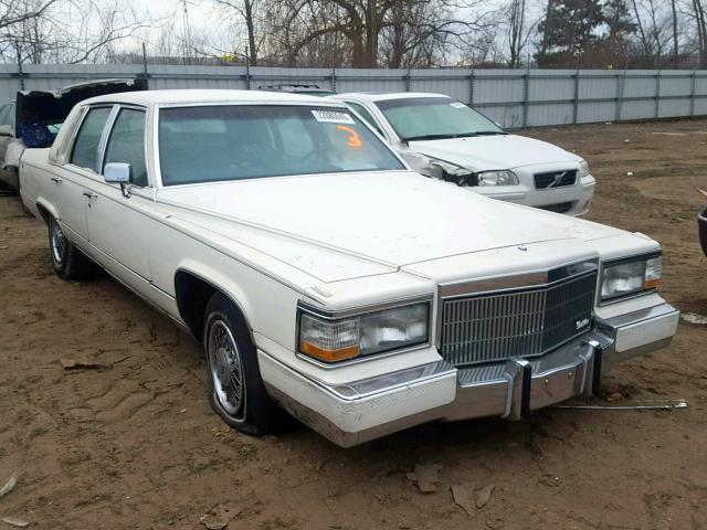 1G6DW54E9MR708383 - 1991 CADILLAC BROUGHAM WHITE photo 1