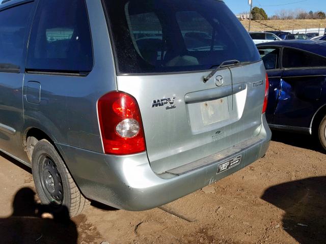 JM3LW28J820303610 - 2002 MAZDA MPV WAGON GREEN photo 9