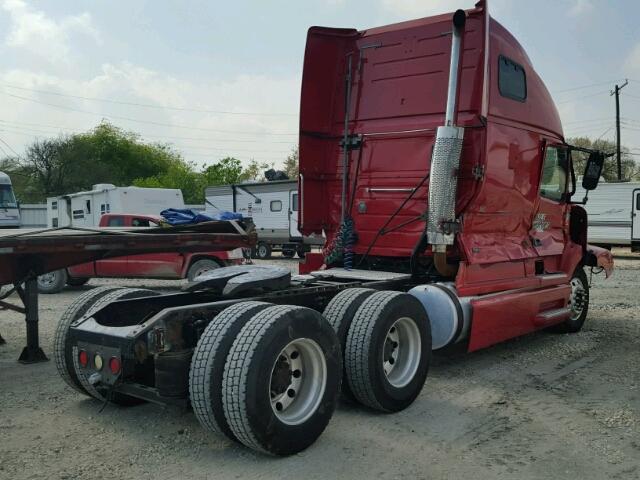 4V4ND4RH1YN242695 - 2000 VOLVO VN RED photo 4