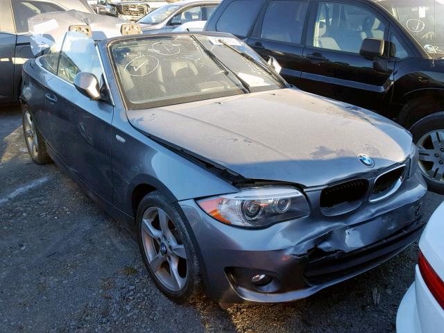 WBAUL7C59CVM83632 - 2012 BMW 128 I GRAY photo 1