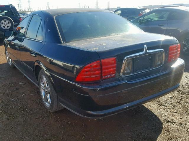 1LNHM87A9YY897607 - 2000 LINCOLN LS BLUE photo 3