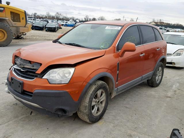 3GSCL33P78S611361 - 2008 SATURN VUE XE ORANGE photo 2