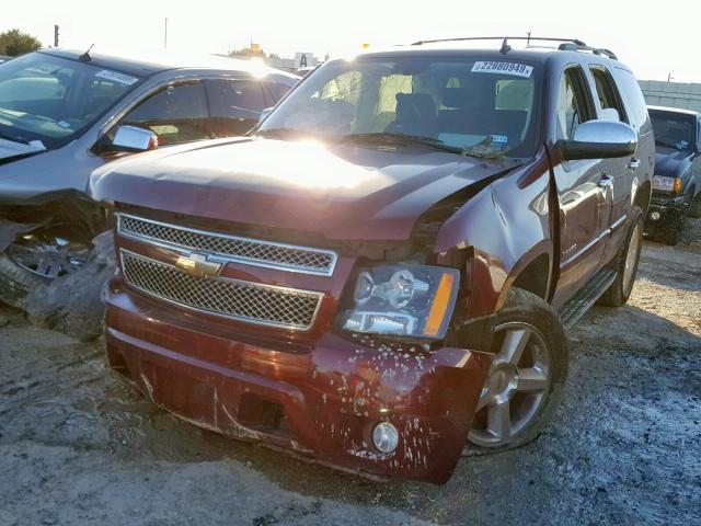 1GNFC230X9R102592 - 2009 CHEVROLET TAHOE C150 RED photo 2