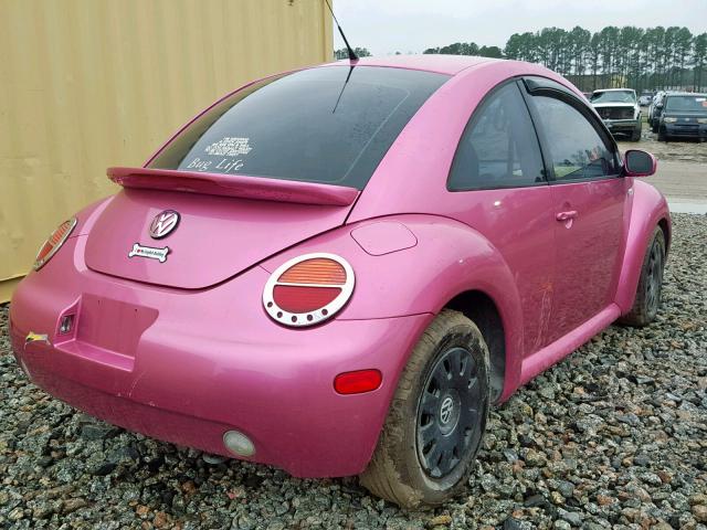 3VWCK21C81M431760 - 2001 VOLKSWAGEN NEW BEETLE PURPLE photo 4