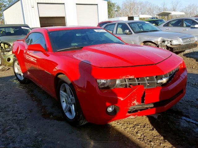 2G1FB1E38C9190601 - 2012 CHEVROLET CAMARO LT RED photo 1