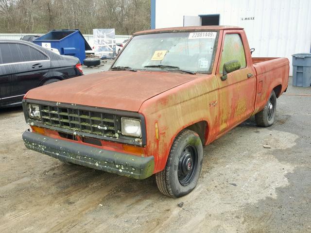 1FTBR10C2JUB41645 - 1988 FORD RANGER RED photo 2