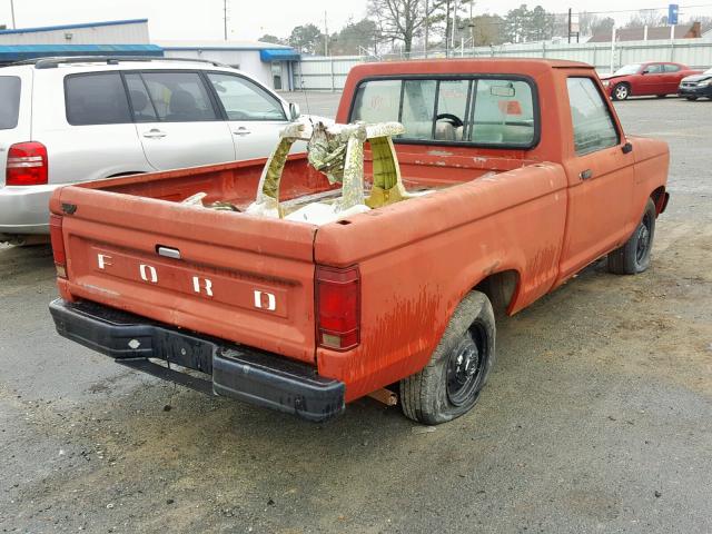 1FTBR10C2JUB41645 - 1988 FORD RANGER RED photo 4