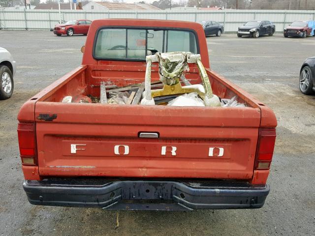 1FTBR10C2JUB41645 - 1988 FORD RANGER RED photo 6