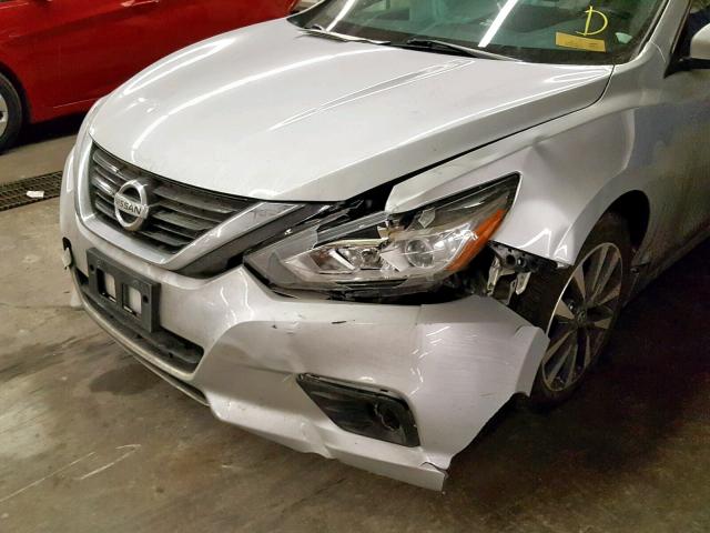 1N4AL3APXHC280597 - 2017 NISSAN ALTIMA 2.5 银色 照片 9