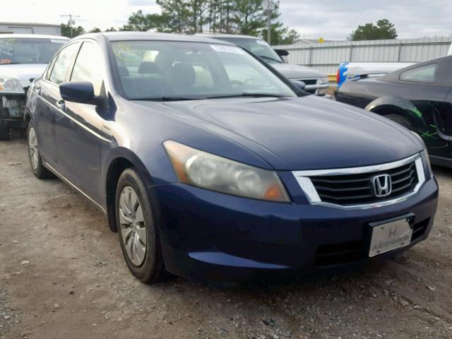 JHMCP26358C027614 - 2008 HONDA ACCORD LX BLUE photo 1