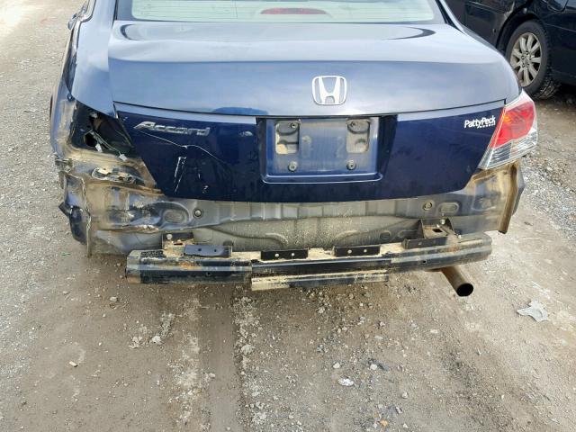 JHMCP26358C027614 - 2008 HONDA ACCORD LX BLUE photo 9