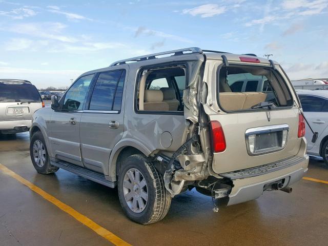 5LMFU27R64LJ28531 - 2004 LINCOLN NAVIGATOR TAN photo 3