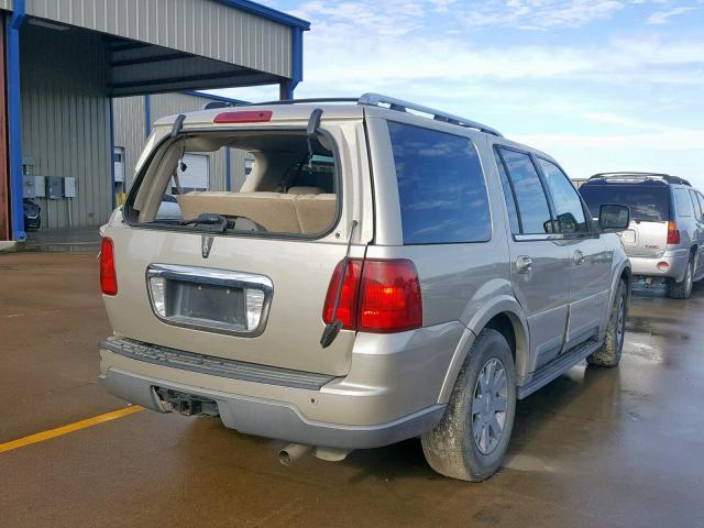 5LMFU27R64LJ28531 - 2004 LINCOLN NAVIGATOR TAN photo 4