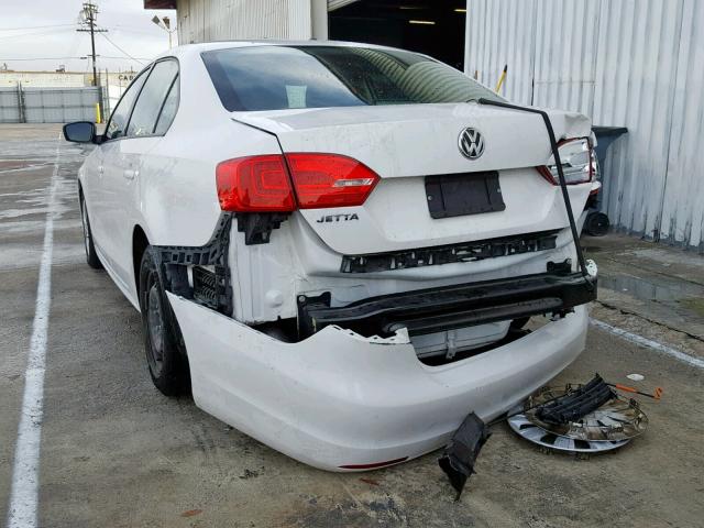 3VW2K7AJ6DM304159 - 2013 VOLKSWAGEN JETTA BASE 白色 照片 3