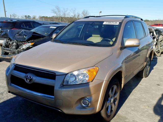 2T3YF4DVXAW042784 - 2010 TOYOTA RAV4 LIMIT GOLD photo 2