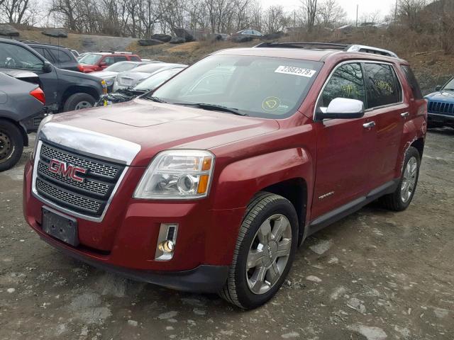 2CTFLXE5XB6431698 - 2011 GMC TERRAIN SL RED photo 2