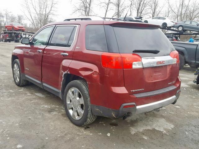 2CTFLXE5XB6431698 - 2011 GMC TERRAIN SL RED photo 3