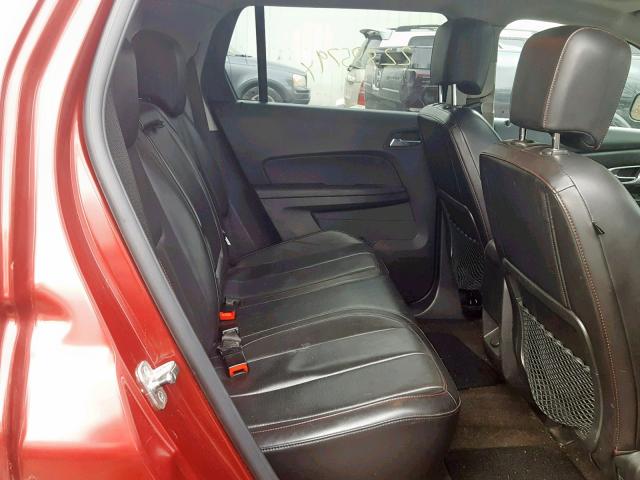 2CTFLXE5XB6431698 - 2011 GMC TERRAIN SL RED photo 6