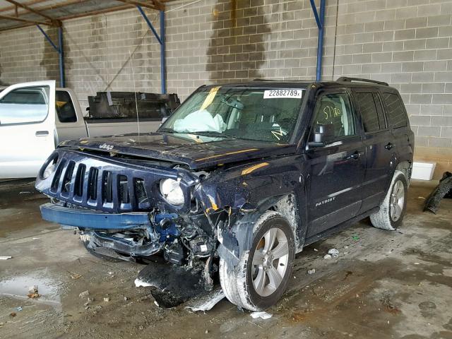 1C4NJRFBXGD742084 - 2016 JEEP PATRIOT LA BLUE photo 2