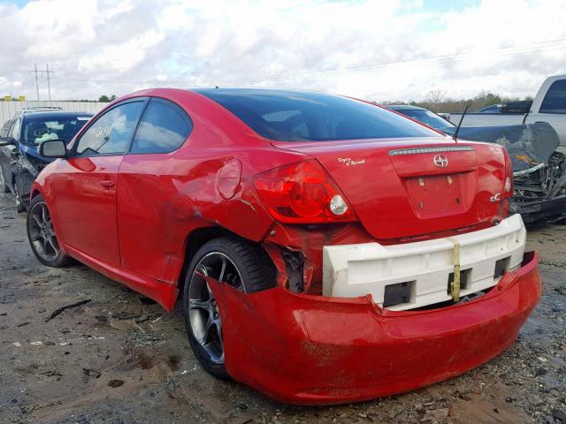 JTKDE177750061292 - 2005 TOYOTA SCION TC წითელი ფოტო 3