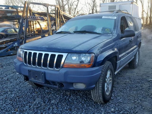 1J4GW48N7YC229882 - 2000 JEEP GRAND CHER BLUE photo 2