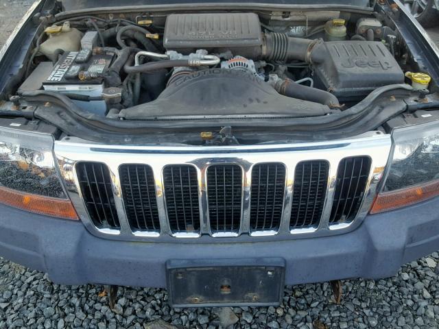 1J4GW48N7YC229882 - 2000 JEEP GRAND CHER BLUE photo 7