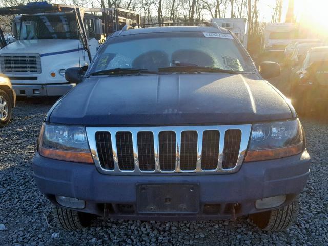 1J4GW48N7YC229882 - 2000 JEEP GRAND CHER BLUE photo 9