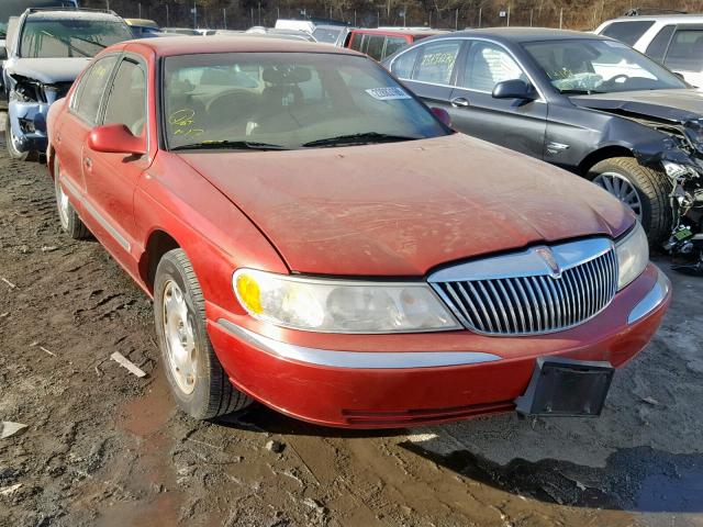 1LNFM97V0WY633270 - 1998 LINCOLN CONTINENTA RED photo 1