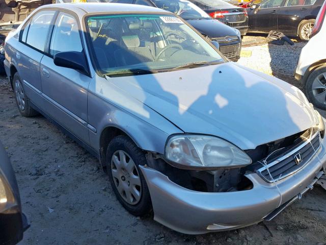 2HGEJ6612YH560276 - 2000 HONDA CIVIC BASE SILVER photo 1