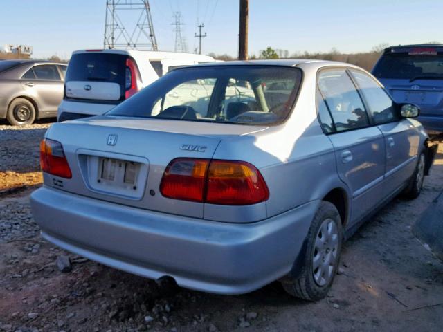 2HGEJ6612YH560276 - 2000 HONDA CIVIC BASE SILVER photo 4