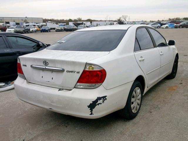 4T1BE32K05U394749 - 2005 TOYOTA CAMRY LE თეთრი ფოტო 4
