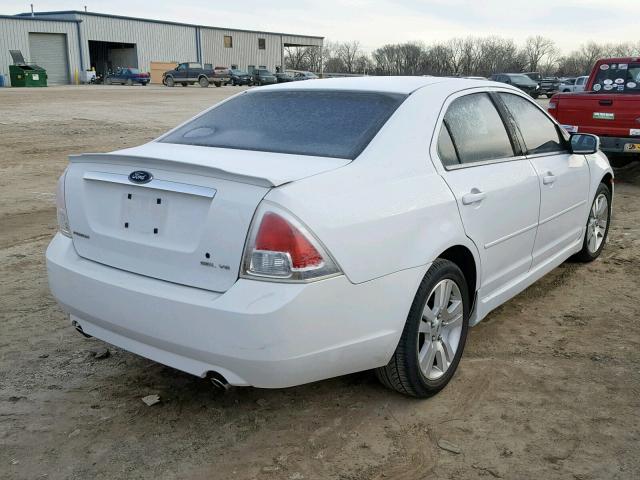 3FAHP08166R176237 - 2006 FORD FUSION SEL WHITE photo 4