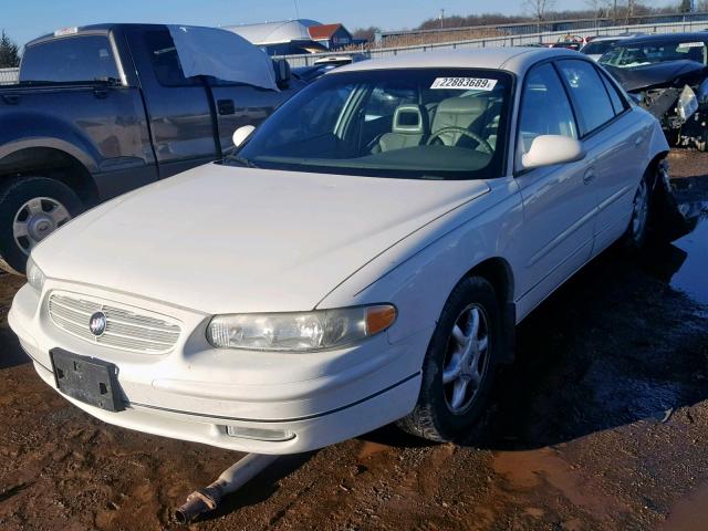 2G4WB55K521100271 - 2002 BUICK REGAL LS WHITE photo 2