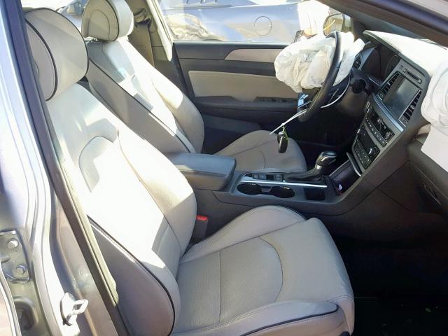 5NPE34AB8FH050886 - 2015 HYUNDAI SONATA SPO SILVER photo 5