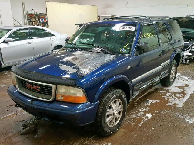 1GKDT13W8Y2262397 - 2000 GMC JIMMY / EN BLUE photo 2