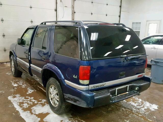 1GKDT13W8Y2262397 - 2000 GMC JIMMY / EN BLUE photo 3