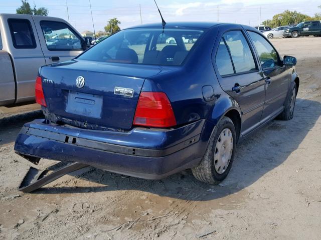 3VWRK69M03M110118 - 2003 VOLKSWAGEN JETTA GL BLUE photo 4