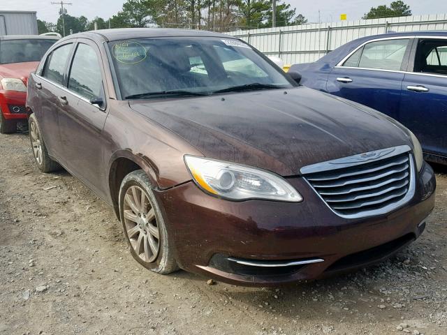 1C3CCBBB6DN539895 - 2013 CHRYSLER 200 TOURIN BURGUNDY photo 1