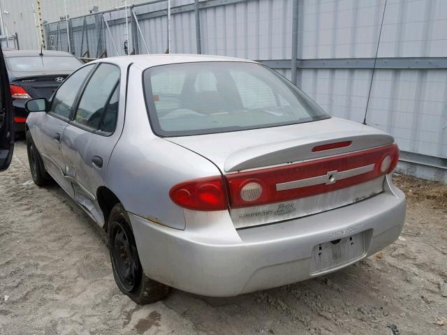 1G1JC52F537122609 - 2003 CHEVROLET CAVALIER 银色 照片 3