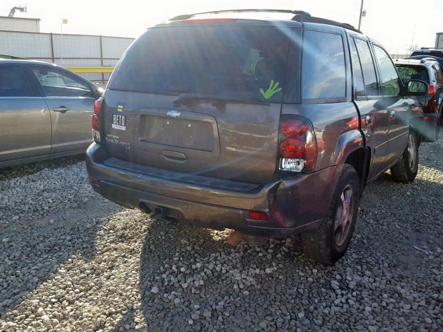 1GNDS13S982196154 - 2008 CHEVROLET TRAILBLAZE TAN photo 4