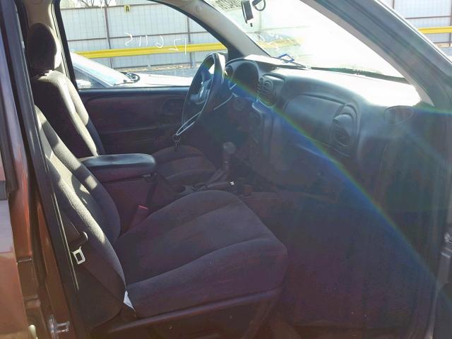 1GNDS13S982196154 - 2008 CHEVROLET TRAILBLAZE TAN photo 5