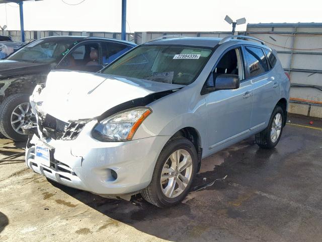 JN8AS5MT9FW158069 - 2015 NISSAN ROGUE SELE Mavi foto 2