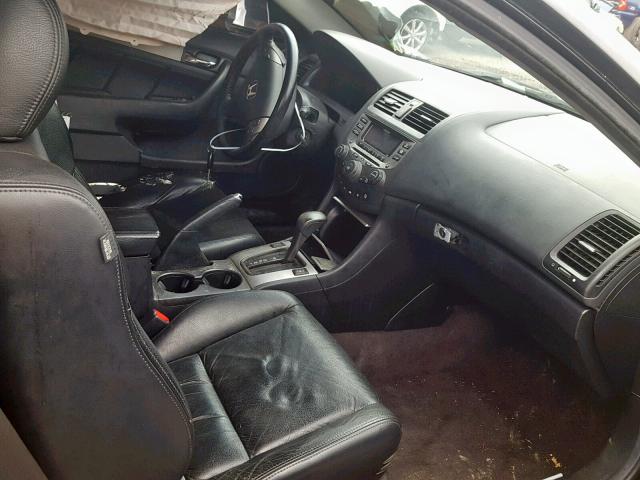 1HGCM82617A007658 - 2007 HONDA ACCORD EX BLACK photo 5