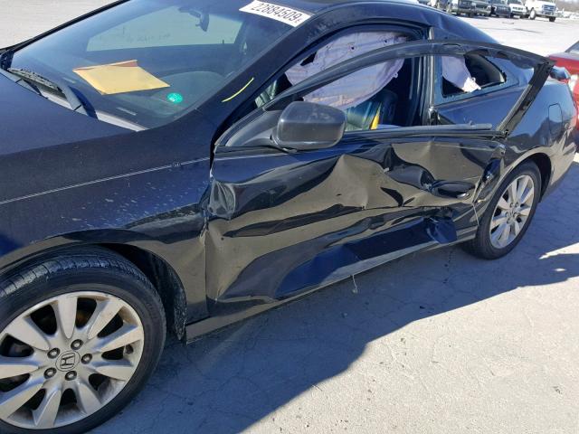 1HGCM82617A007658 - 2007 HONDA ACCORD EX BLACK photo 9