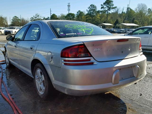 1B3EL46X43N565790 - 2003 DODGE STRATUS SE SILVER photo 3