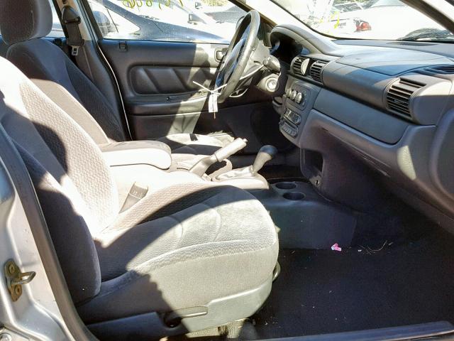 1B3EL46X43N565790 - 2003 DODGE STRATUS SE SILVER photo 5