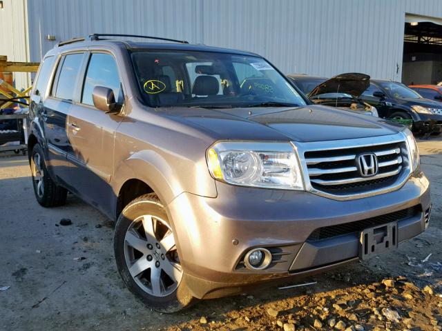 5FNYF4H93FB027280 - 2015 HONDA PILOT TOUR GRAY photo 1